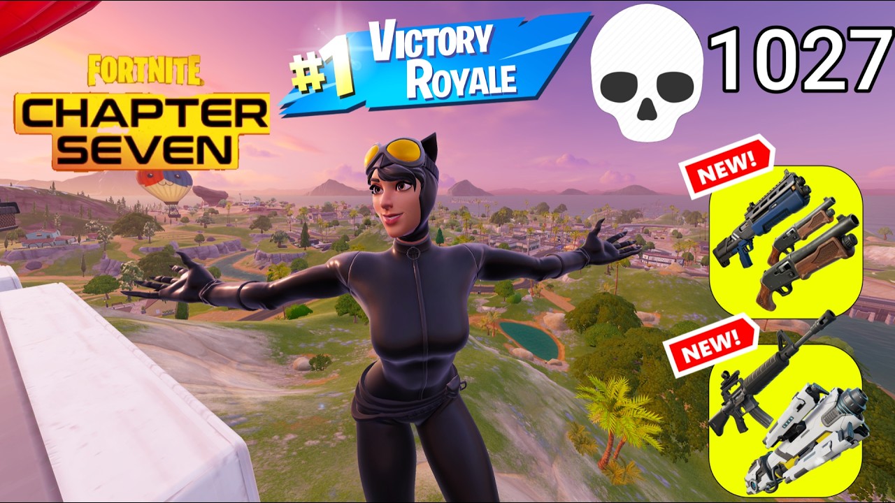 1027 Elimination Solo Vs Squads - Gameplay Wins (NEW Fortnite Chapter 7 Season 1)