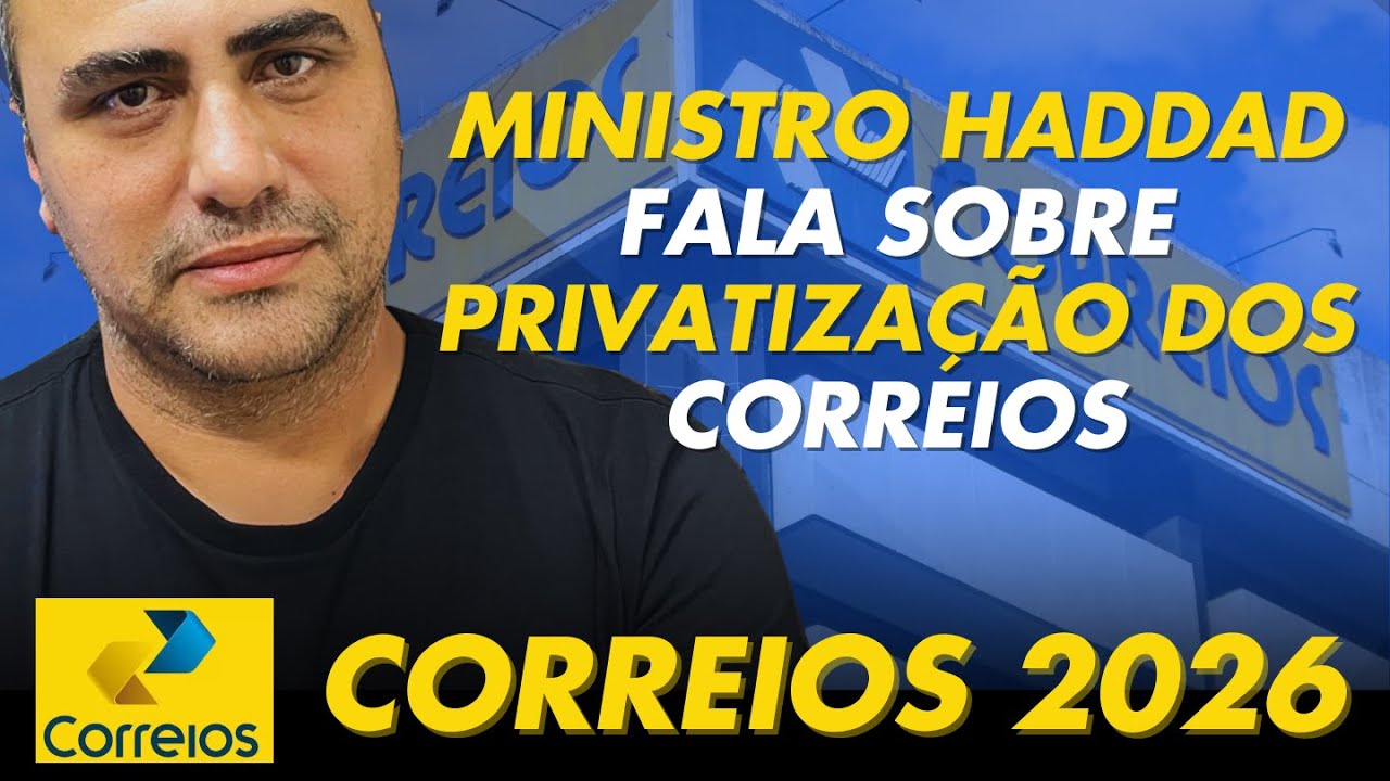 Ministro fala sobre privatização dos correios
