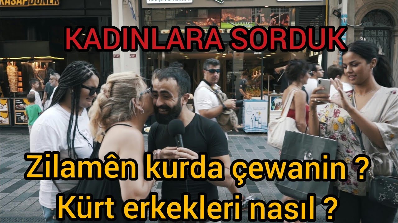 Zilamên kurdan çawanin? (kürt erkekleri nasıl?)   #röportaj #kurdi #istiklalcaddesi #kadın #erkek