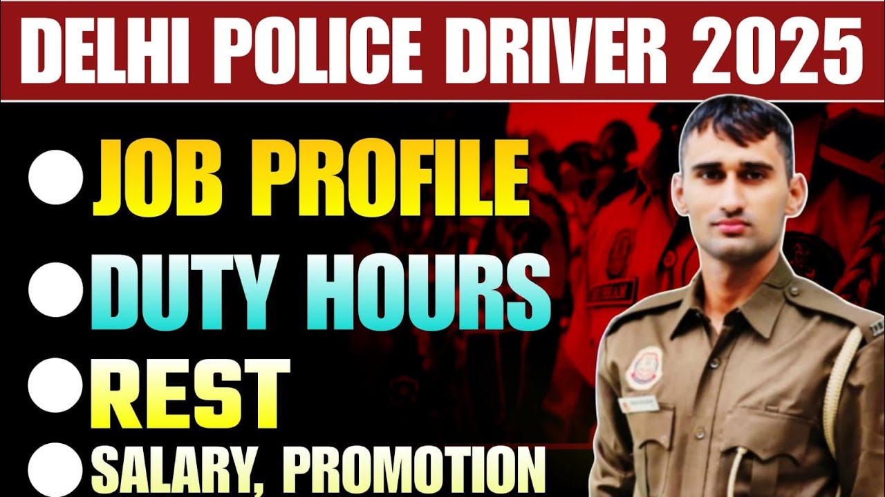 DELHI POLICE DRIVER JOB PROFILE 🔥#delhipolice