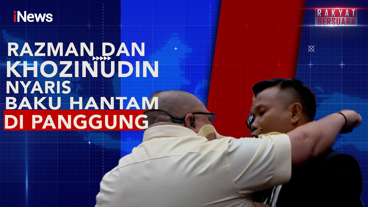 Bak  Atlet UFC, Razman dan Khozinudin Adu Keras dan Nyaris Saling Sundul