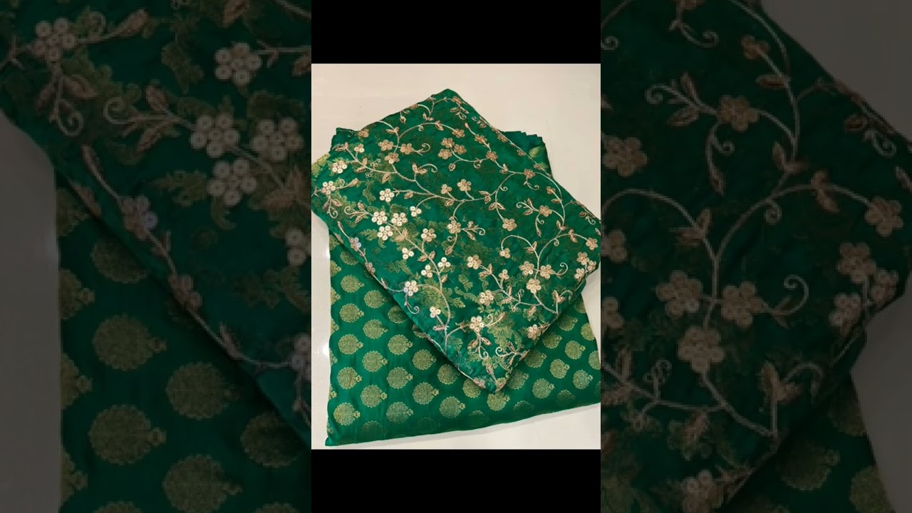 Orignal jamawar Embroired suit with beautiful Dubbta for order contact  03009269360 