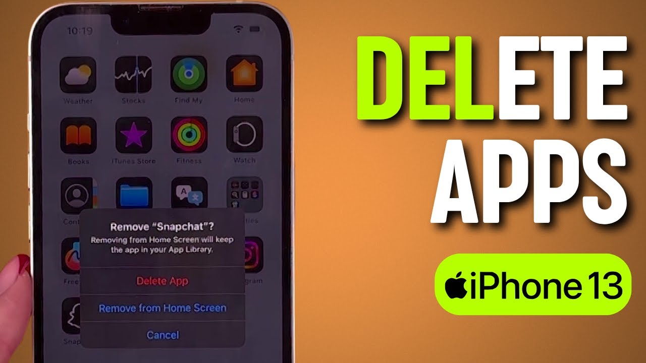 Jak usuwać aplikacje na iPhonie 13 (szybko i łatwo)