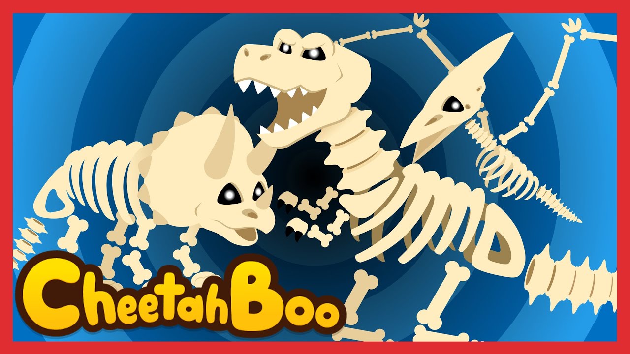 [New!] Tulang Tulang Tulang! Fosil Dinosaurus 🦖💀🔎 | Lagu dino | Lagu Anak | #Cheetahboo