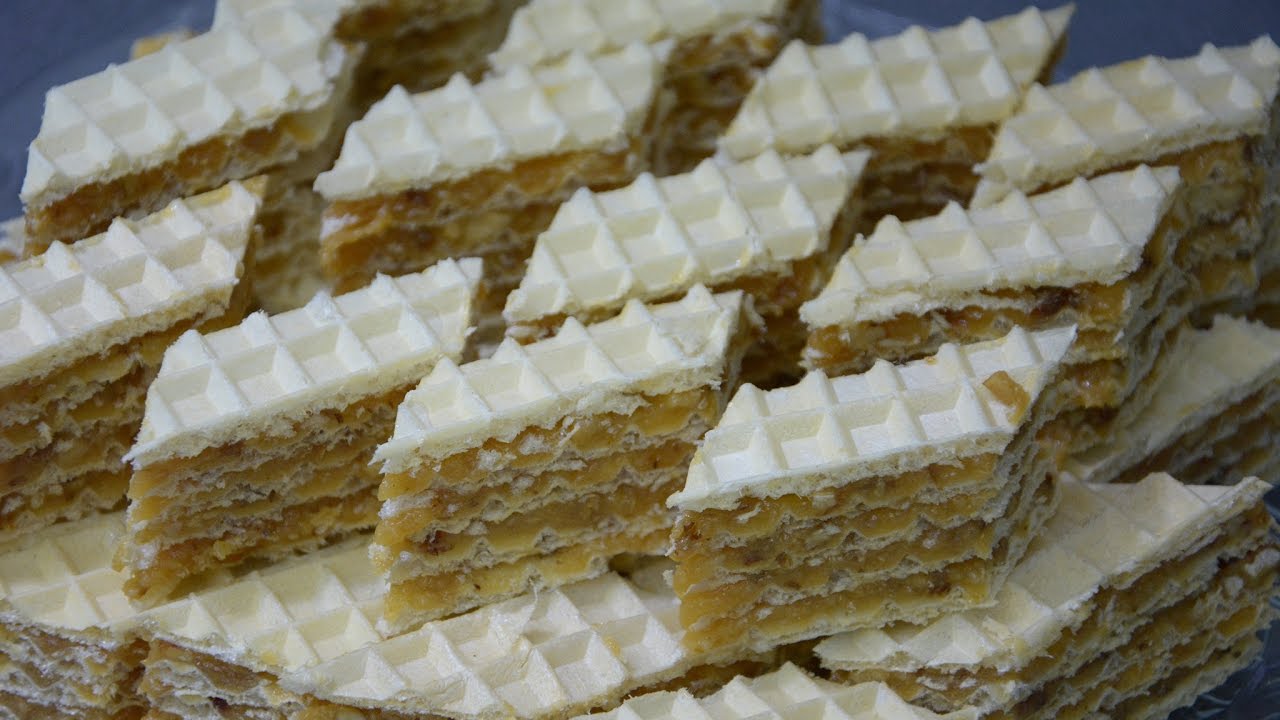 The Best Milky Cream Wafer Bars (old fashioned recipe)