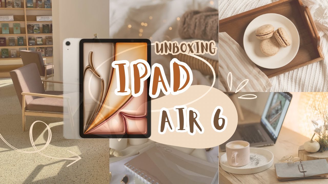 Ipad Air 6 (Ipad M2 - 2024) Unboxing - Apple Pencil Pro - Accessories