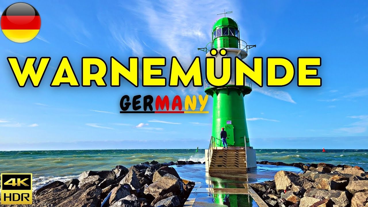 Walking in Warnemünde Seaside Resort | Rostock, Germany 🇩🇪 4K |  ASMR