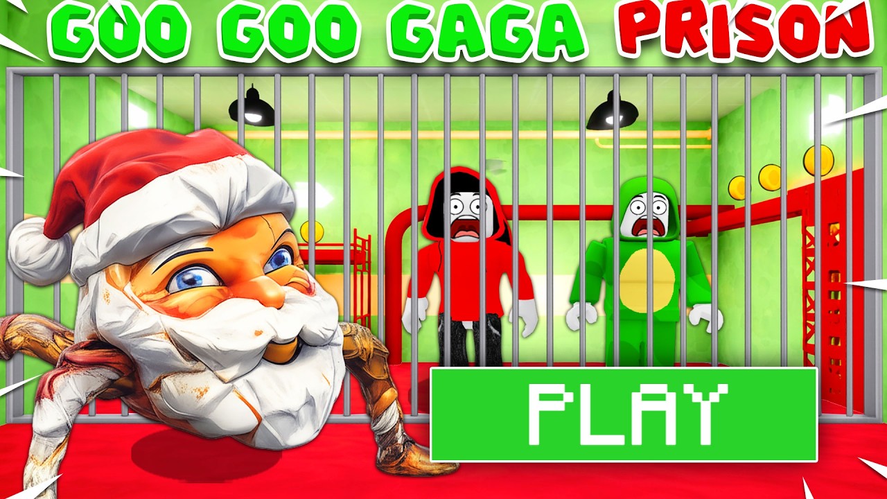 MIKEY AND JJ ESCAPE FROM GOO GOO GAGA PRISON IN ROBLOX