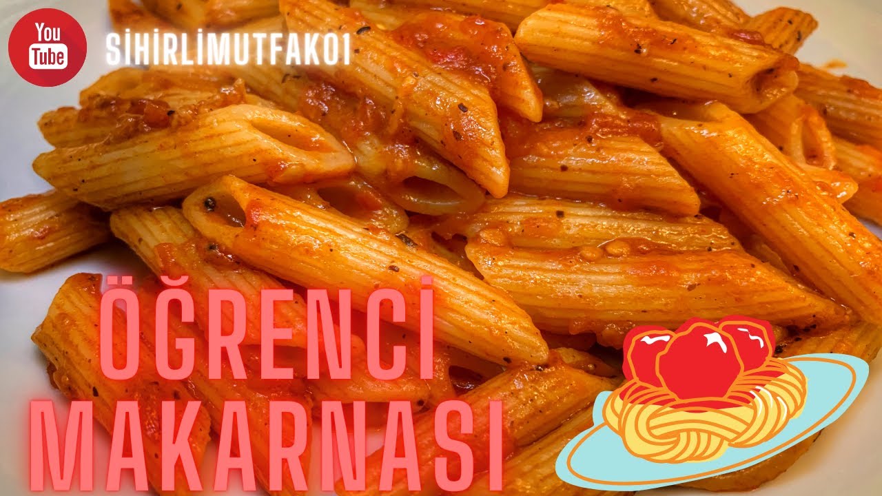 Salça lı Domates li Makarna👌 | Öğrenci ve Bekarlar için 😳