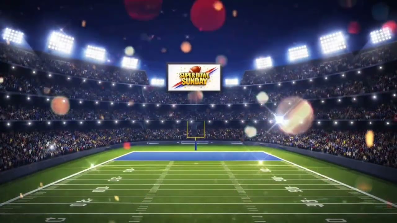 🏈 SUPER BOWL SUNDAY PARTY VIDEO — Play This on Your TV! 🏆