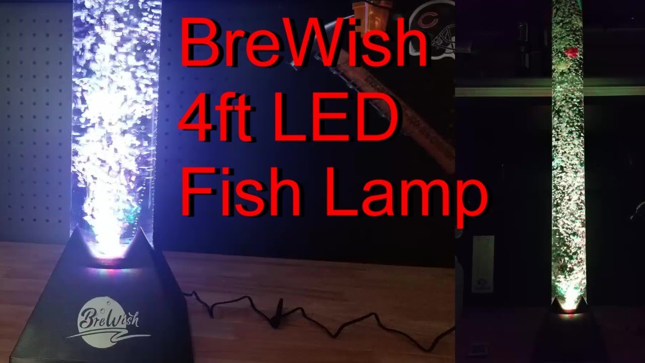 4-футовый светодиодный светильник в виде рыбки от BreWish