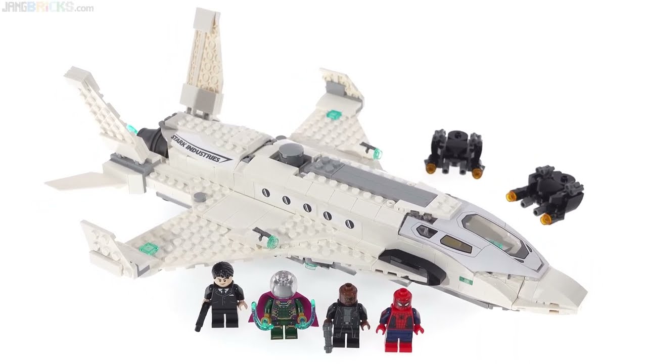 🔄 LEGO Marvel 2019 Stark Jet & the Drone Attack review! Spider-Man 76130 re upload