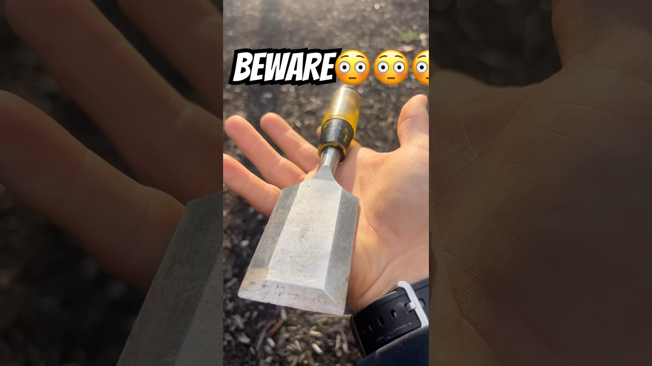 DO NOT BUY WOOD CHISELS TIL YOU SEE THIS FLAW 😳