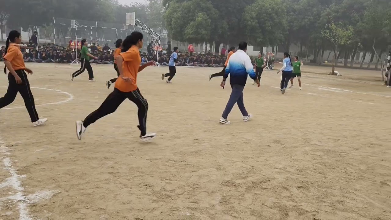 Vivekanand v/s Subhash inter house Handball competition  senior Girls final match SKPPS Siwani