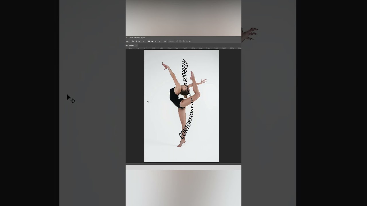 COMO SE HACE TEXTO DEFORMADO EN PHOTOSHOP  