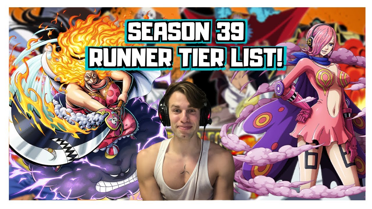 Season 39 UPDATED Runner Tier List! Ft. Forgiven Relief - One Piece Bounty Rush OPBR
