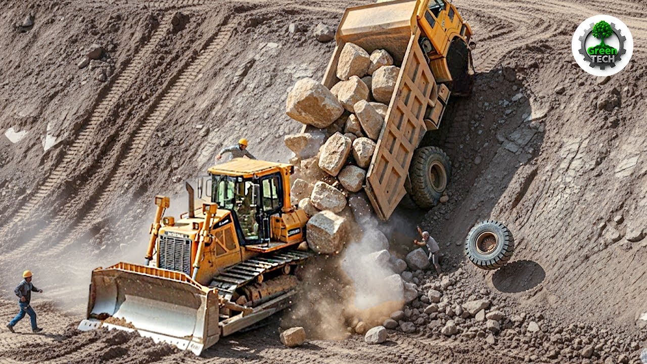 Jaw-Dropping Bulldozer Operator Skills So Crazy You’d Think They’re Fake! #18