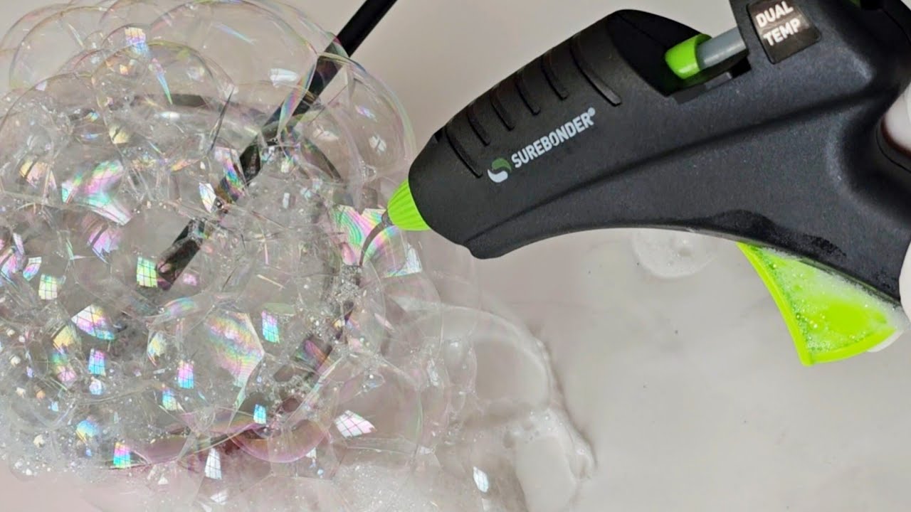 NEW! Try this EASY Hot Glue Drop & Dish Soap TECHNIQUE for AMAZING Effects!