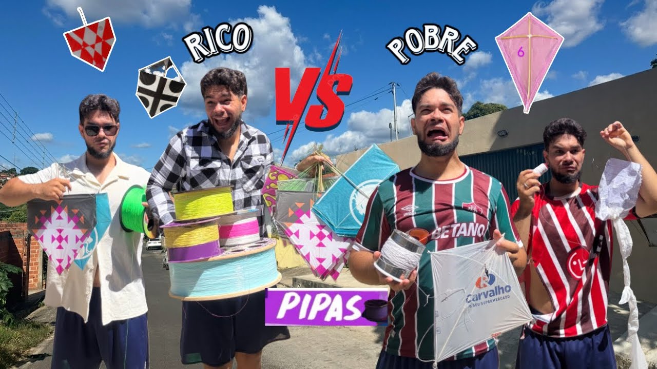 PIPA DO POBRE XS PIPA DO RICO