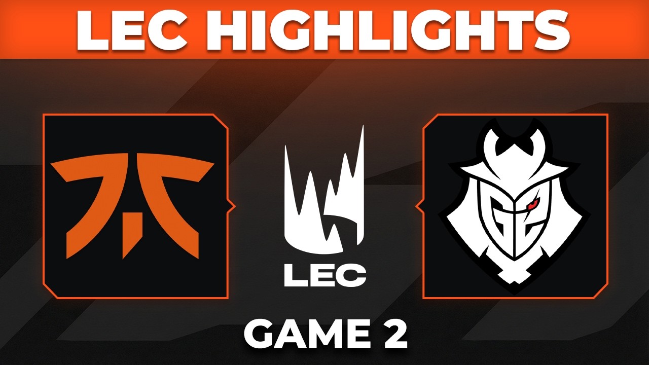 Обзор матча FNC против G2, игра 2 | Весенний сплит LEC 2026, W2D2 | Fnatic против G2 Esports от O...