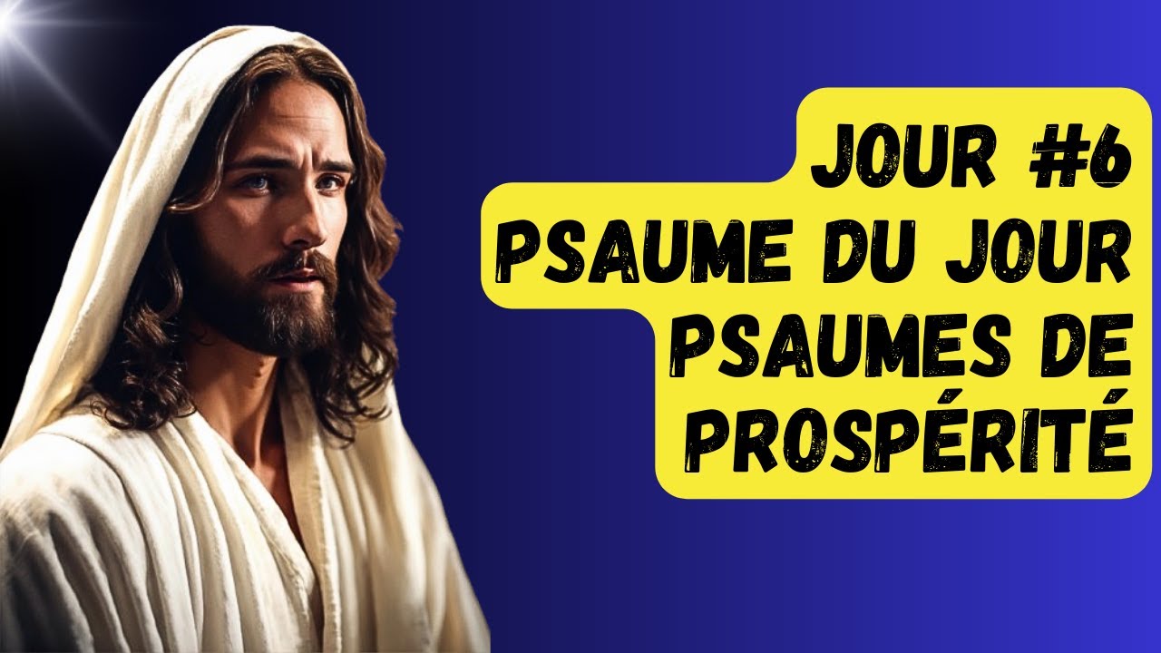 PSAUME DU JOUR | PSAUMES DE PROSPÉRITÉ | JOUR #6