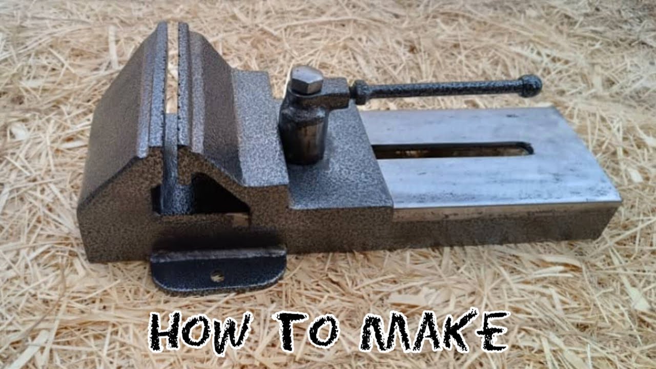 HOW TO MAKE BENCH VISE - DIY METAL BENCH VISE - BENCH VISE
