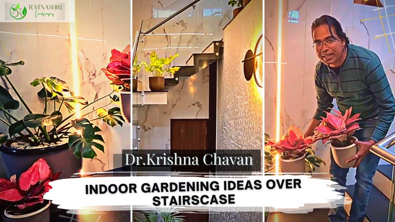 Fantastic Gardening ideas for your staircase | Indoor Gardening  | Dr. Krishna Chavan