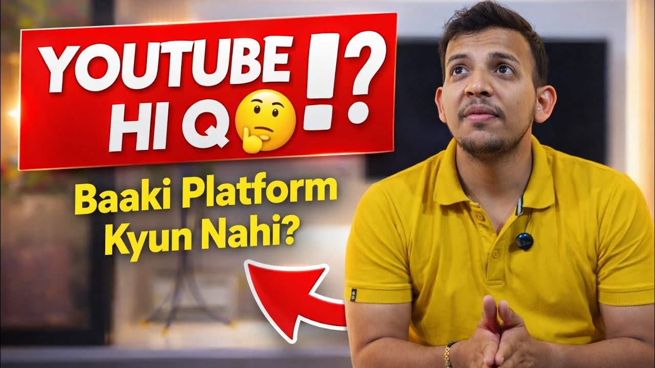 YouTube Hi Q? | Baaki Platform Kyun Nahi? 🤔 Sach Jaan Lo Aaj!