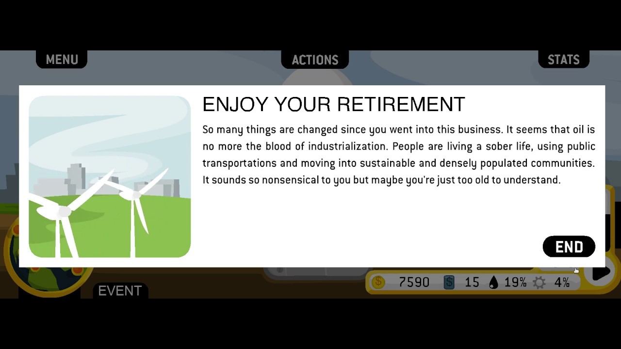 Oiligarchy - Retirement Ending in 12 seconds