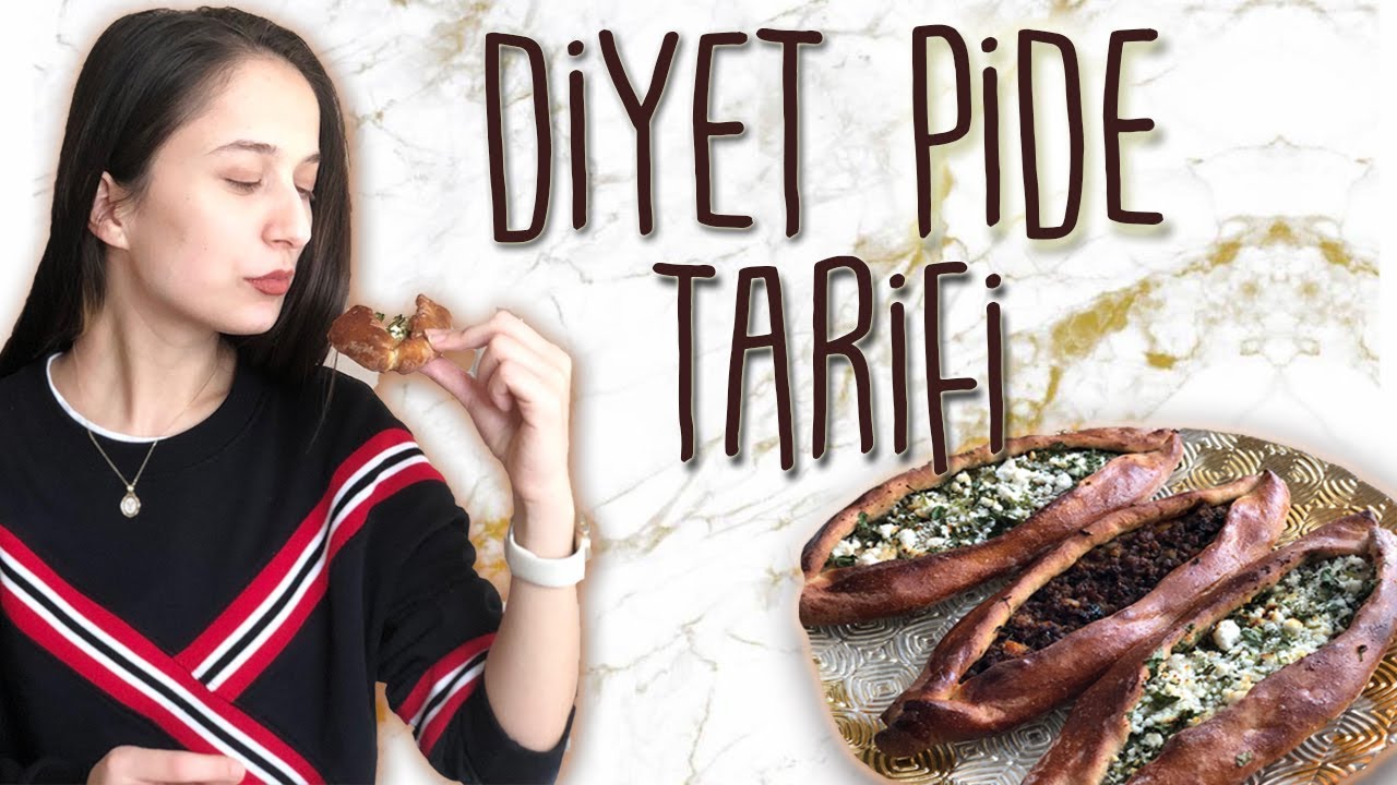 DİYET PİDE TARİFİ | Kıymalı & Peynirli | Merdanesiz