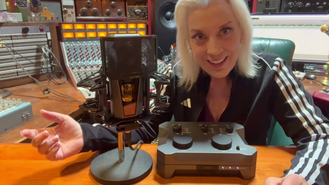 Sylvia Looks and Listens to the Lewitt LCT1040 Studio Microphone