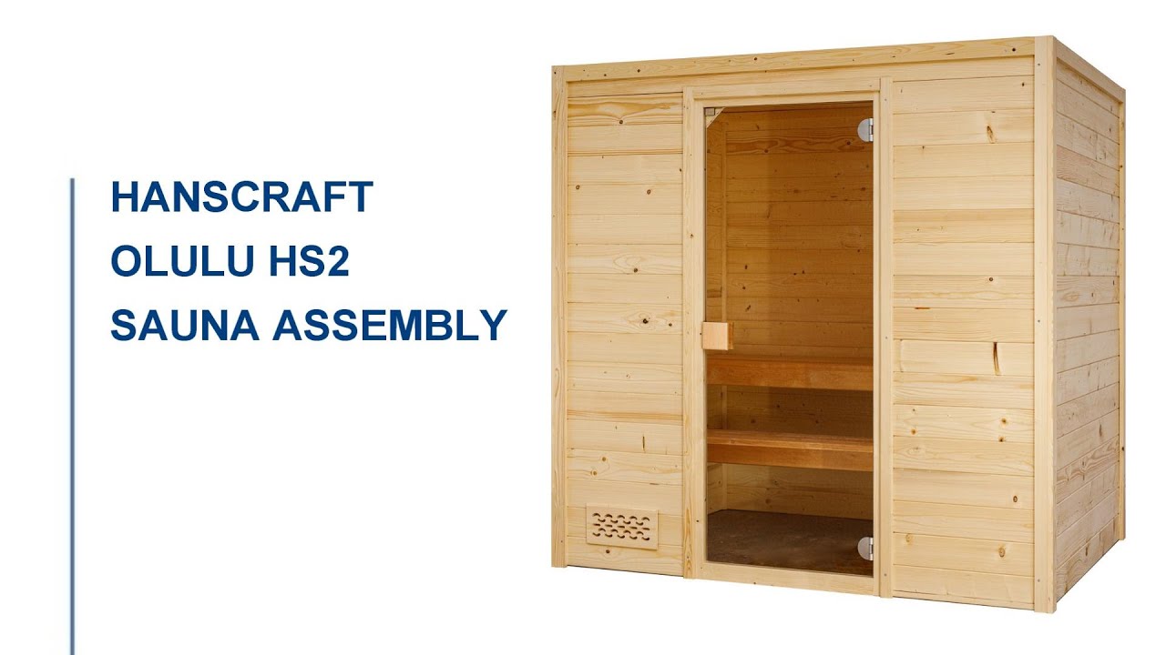 HANSCRAFT Oulu HS2 sauna assembly