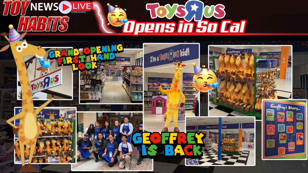 Игрушечные привычки на торжественном открытии магазина Toys R Us в Камарильо, Калифорния