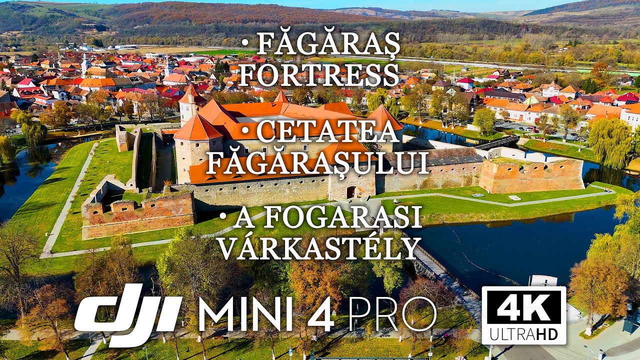 Flying Over Făgăraș Fortress – Breathtaking Cinematic Drone Footage in 4K - DJI MINI 4 PRO
