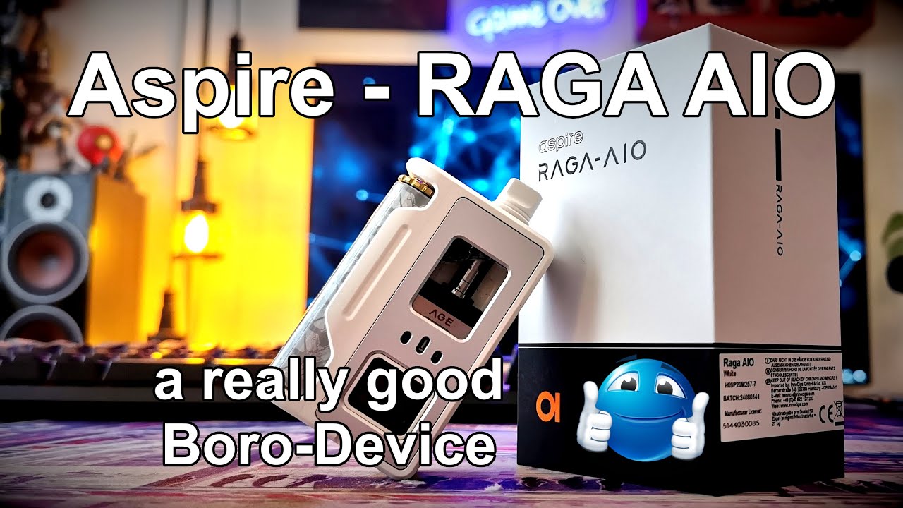 Aspire - RAGA AIO - ein wirklich gutes BORO-Kit mit lediglich kleinen Schw&auml;chen
