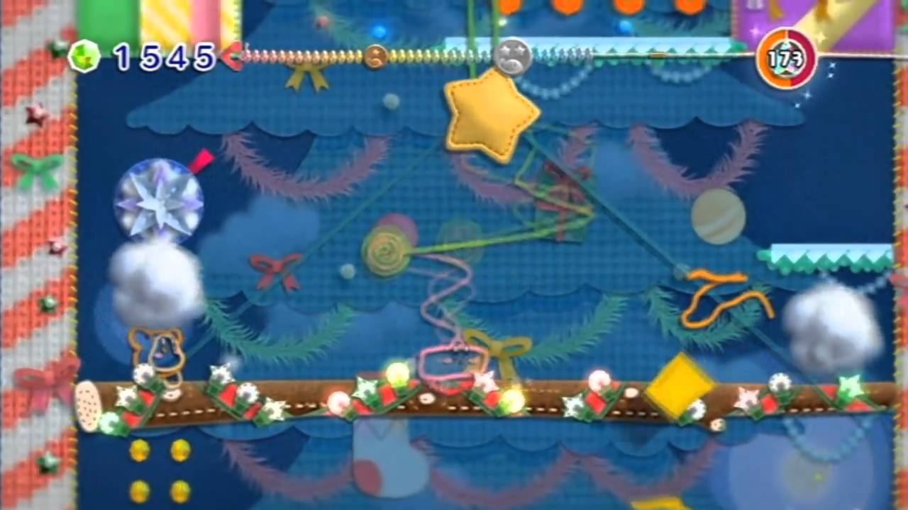 Kirby's Epic Yarn - Evergreen Lift [HD]