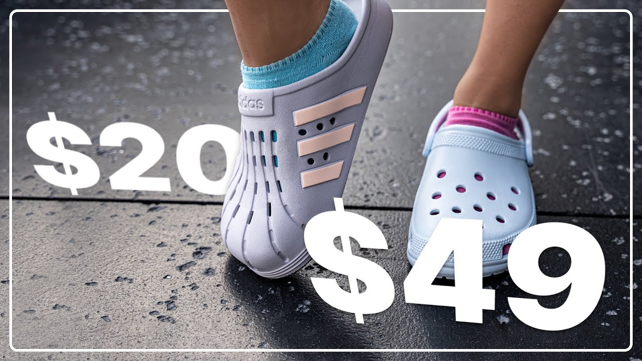 Crocs против Adidas Adilette Clogs (сравнение комфорта, стиля и цены)