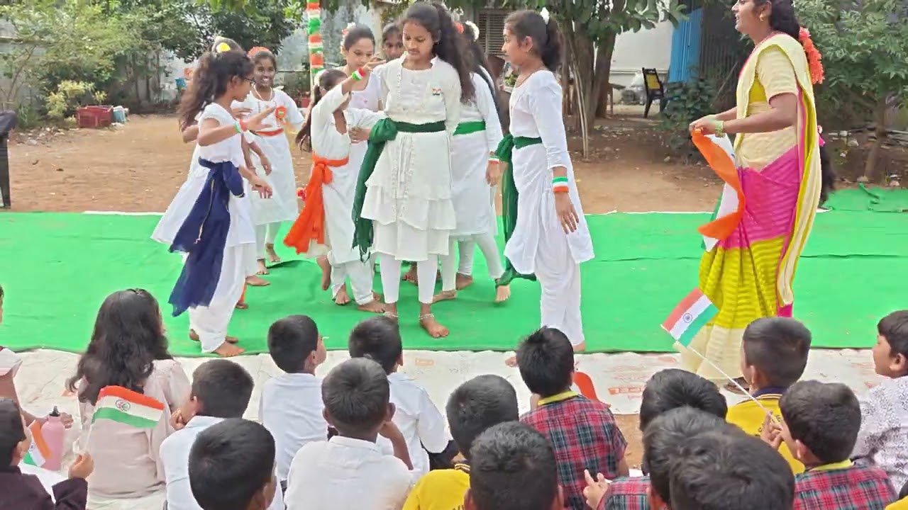 Dance performance by class 6,7 girls 