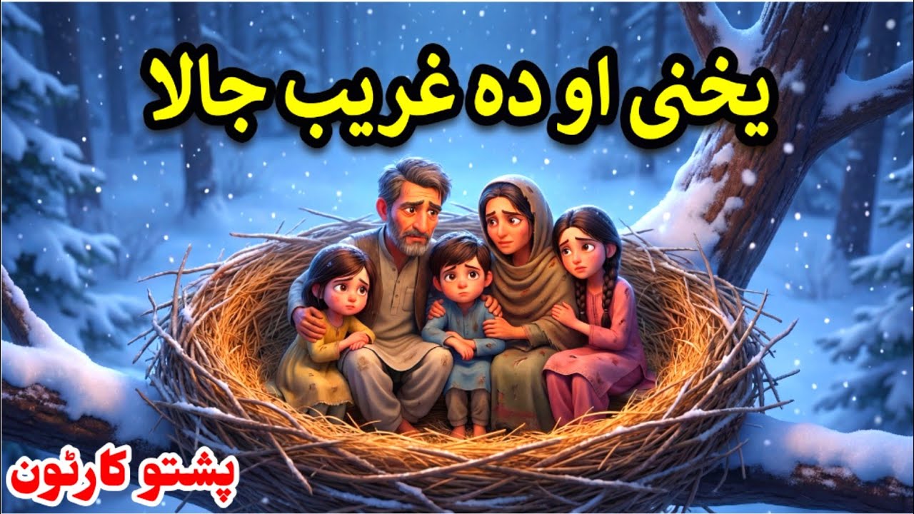 یخنی او دہ غریب جالا | A poor man's nest in the cold | pashto cartoon