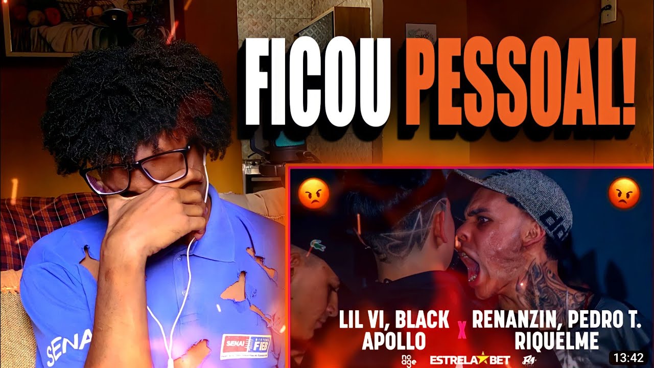 (CLIMA TENSO!🤬) LIL VI, BLACK, APOLLO x RENANZIN, PEDRO TRICK, RIQUELME | React [1 FASE | #BDN100]