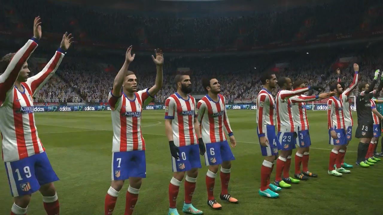 PES 2015 (Atletico Madrid vs FC Barcelona Gameplay)