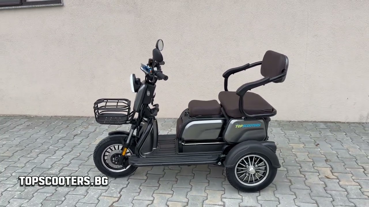 🛵 Електрическа триколка X3 – стабилност и комфорт без компромис