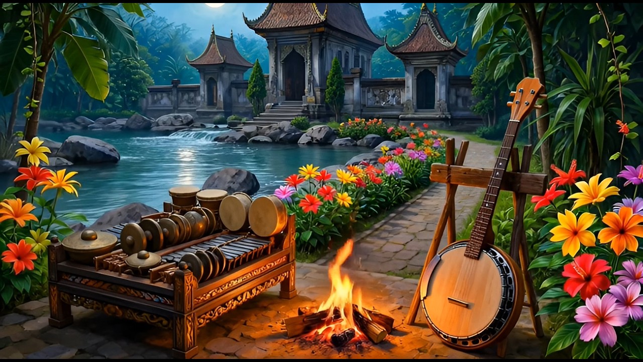 Bali Night Breeze – Relaxing Country Chill Music | Tropical Acoustic Guitar Vibes