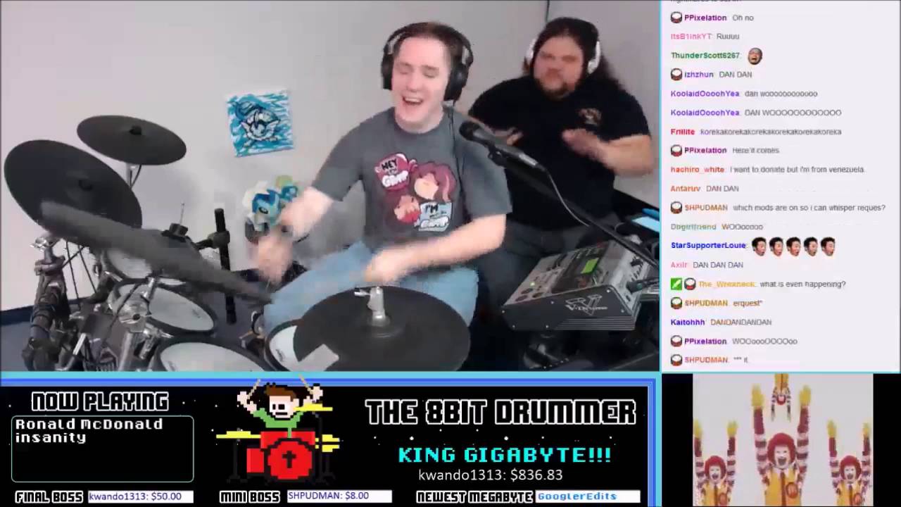 the8bitdrummer   Ronald McDonald Insanity