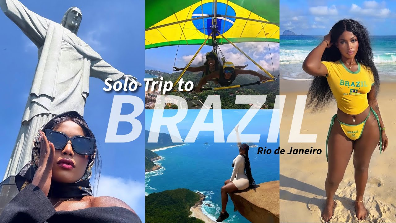 🇧🇷SOLO BRAZIL RIO DE JANEIRO VLOG || PARAGLIDING COPACABANA || CHRIST THE REDEEMER || SUGARLOAF