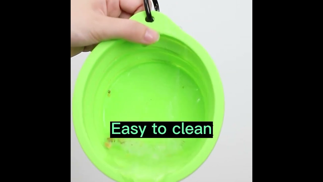 Portable Silicone Pet Dogs Water Bowls