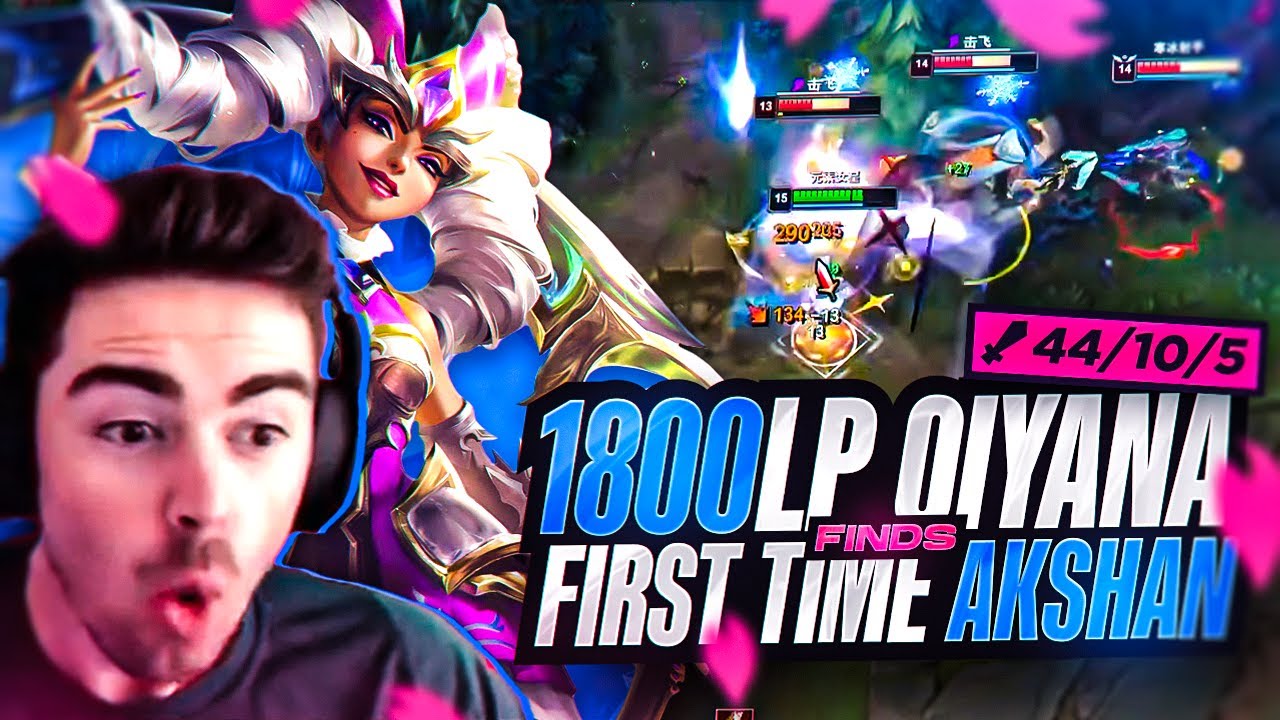 1800LP CHINESE QIYANA is TERRORIZING LOW ELO *MIND-BLOWING COMBOS*