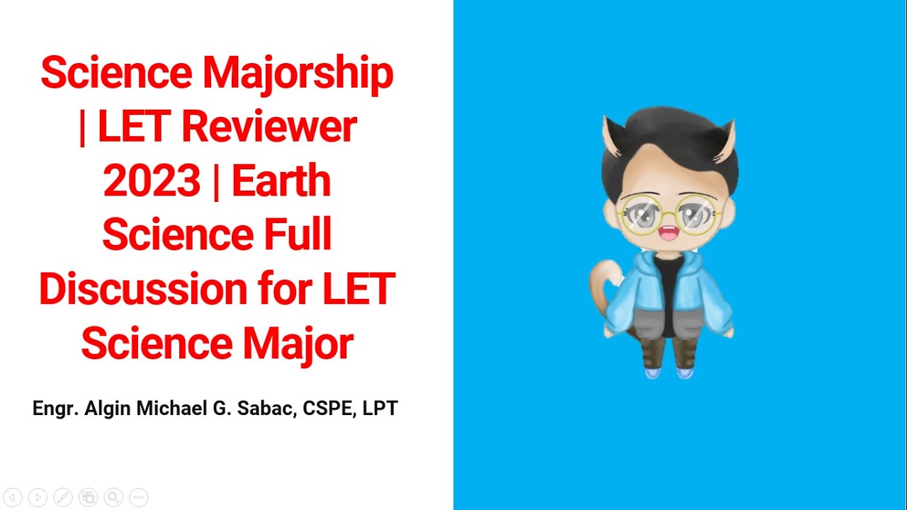 Science Majorship | LET Reviewer 2023 | Earth Science Full Discussion for LET Science Major