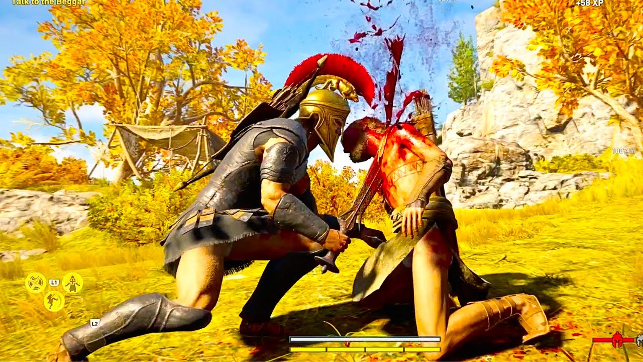 Assassin's Creed Odyssey - Fighting Finishers & Counter Takedowns -