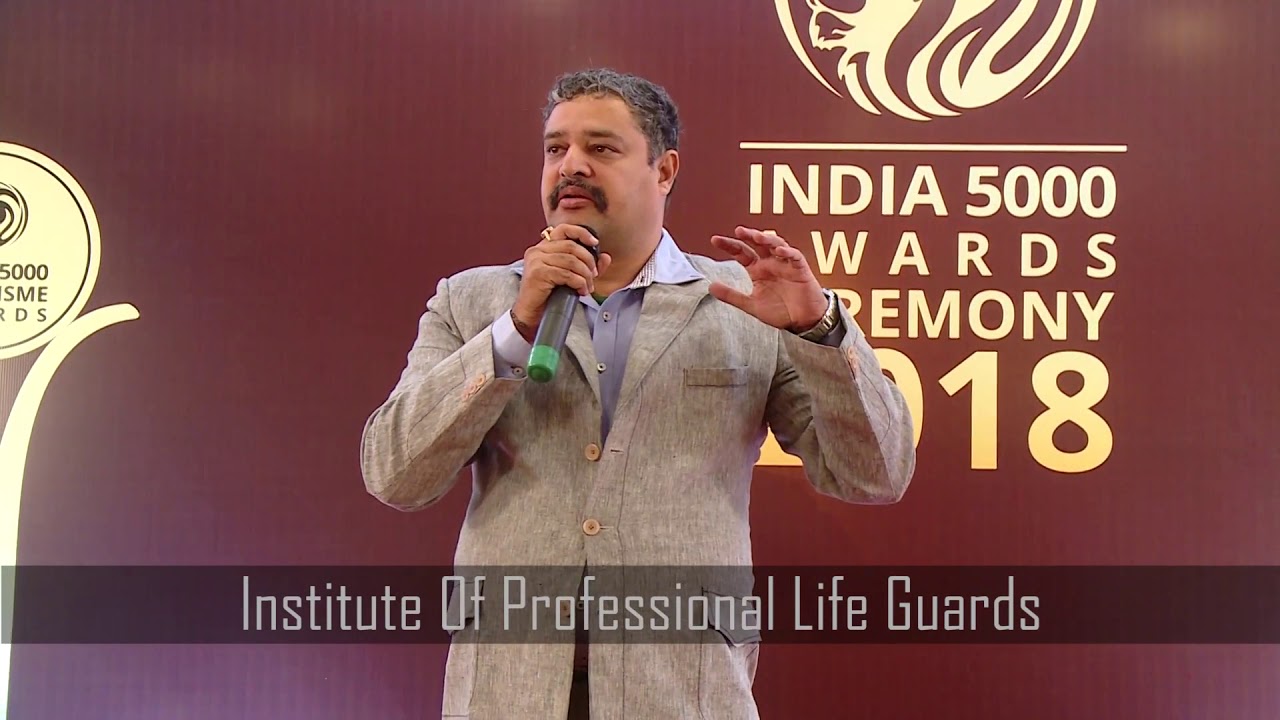 India 5000 Best MSME Awards Ceremony 2018 Winner Institute Of Professional Lifeguards